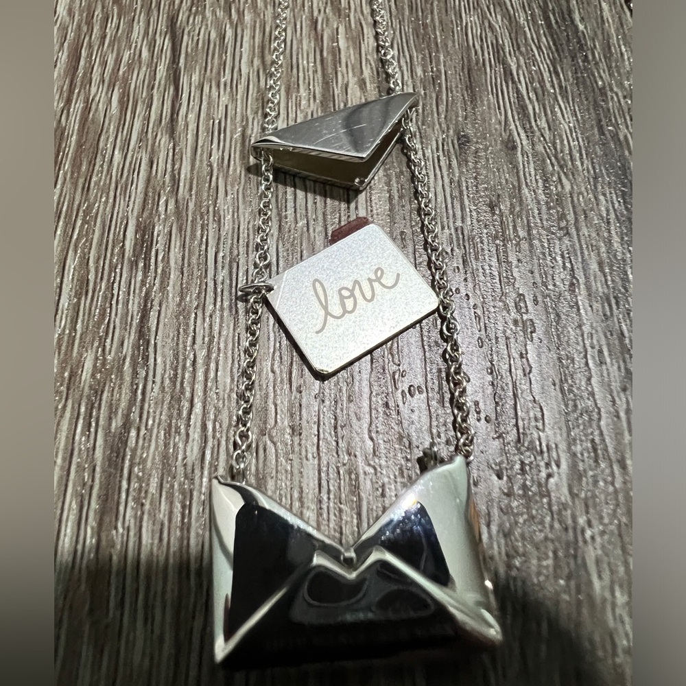 Tiffany‎ & Co. sweet nothings envelope necklace - Picture 6 of 10